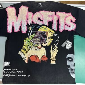 Civil Regime Misfits Die Die My Darling Oversized Tee (XL)